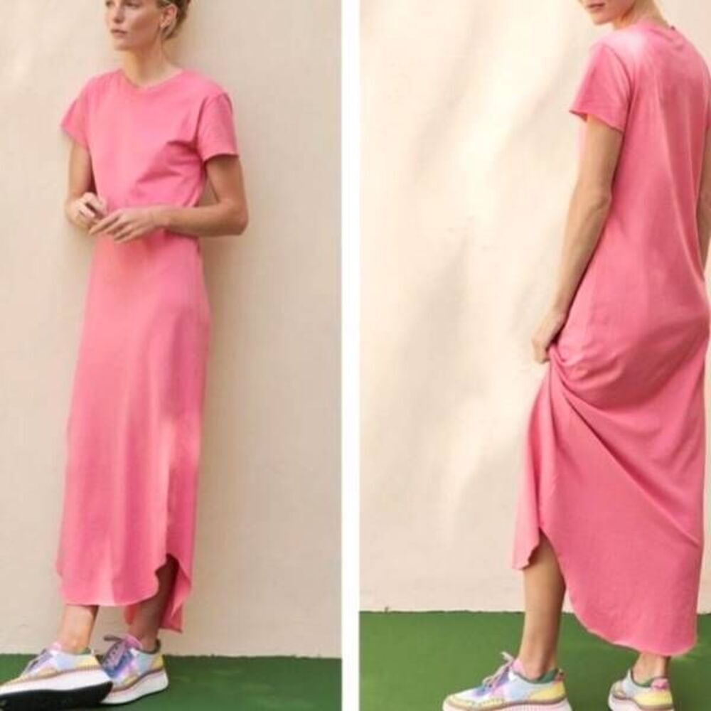 Frank & Eileen Harper Dress Perfect Tee Maxi Heritage Jersey Taffy Size Medium